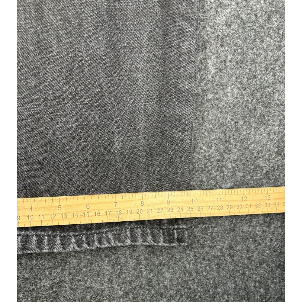 Rocawear Womens Baggy Wide Leg Jeans Size 16 Black Distressed Y2K Embroidered - Picture 9 of 13